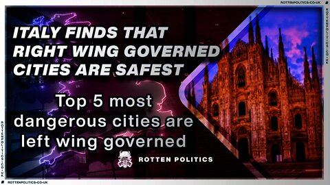 Italy discovers right wing governed cities are the least dangerous