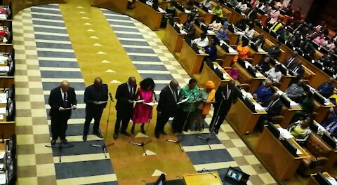 Ramaphosa sworn in as SA MP (LVP)