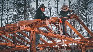 RAFTERS FOR THE CROOKED POST & BEAM CARPORT PT.6