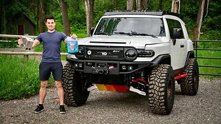 FJ Cruiser / 4Runner aluminum washer tank install!