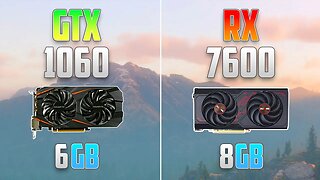 RX 7600 vs GTX 1060 - 1080p