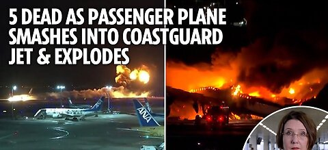 At least 5 dead as passenger plane smashes into coastguard jet & EXPLODES