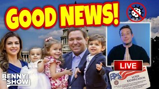 GOOD NEWS FRIDAY! Florida First Lady Is Cancer Free, Senate GOP ENDS COVID Emergency, Voter ID in AZ