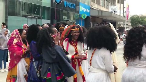Tigray Girls Dancing in Birmingham | Amazing Tigrian Traditional Ethiopian Music and Dance