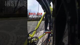 WHEEL CAM with INSTA 360 X3 at Carol Park , Bucharest | #shorts | 🇷🇴