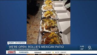 Rollie's Mexican Patio serves takeout