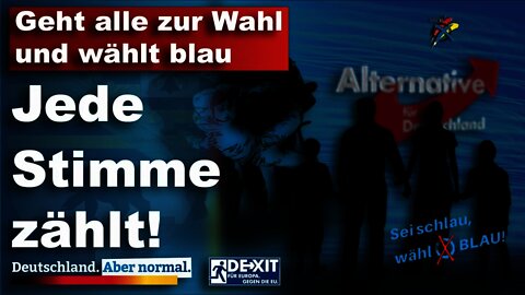 AfD – mit ihren Stimmen das letzte Bollwerk wieder zur Freiheit.