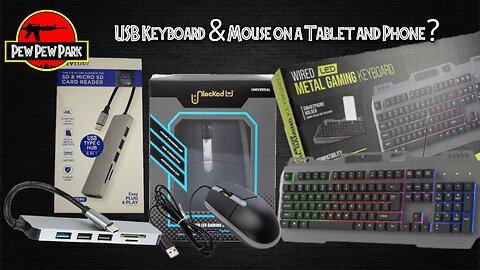 Mouse and Keyboard On A Phone/Tablet? (Unboxing Five Below Tech)