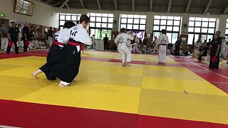 '23 第3回WSAF合気道競技世界選手権大会 演武競技 自由技 予選 Dコート 2回戦第４試合