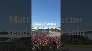 First solo of my friend Matt