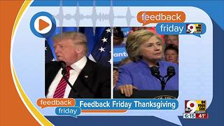 Feedback Friday: Thanksgiving thoughts