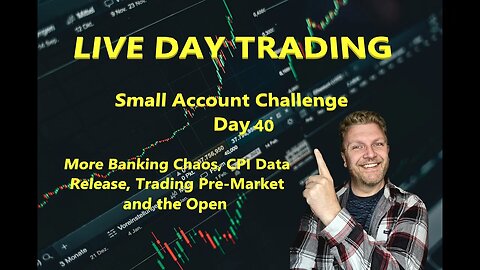 LIVE DAY TRADING | $2.5k Small Account Challenge - Day 40 | Trading Pre-Market and The Open |