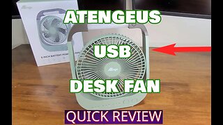 ATEngeus USB Desk Fan, Multi-Purpose, Super Light