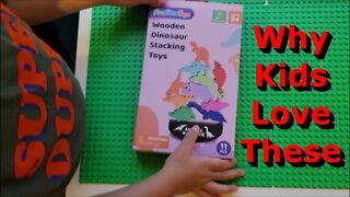 Why Kids Love These Stacking Dinosaur Toys - Test & Review