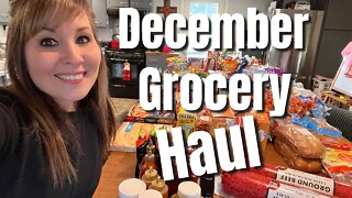 December Grocery Haul 2022 | Pantry Restock Items | Large Family