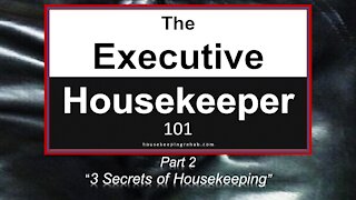 Housekeeping Training - 3 Mysterious secrets - Part 2 "Zero Smell Rooms"