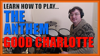 ★ The Anthem (Good Charlotte) ★ Drum Lesson PREVIEW | How To Play Song (Josh Freese)