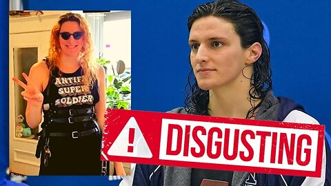 Transgender Swimmer Lia Thomas Supports Antifa In Viral Photo After Being EXPOSED For Degeneracy