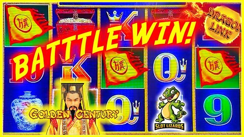 WHAT A BATTLE WIN!!! ATTACK OF THE SQUID FLAGS! Dragon Link Golden Century Slot HIGHLIGHT