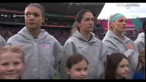 RESPECT, To The Women On The U.S. Soccer Team, Who Had Their Hand On Their Hearts During The Anthem