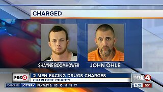 Two felons arrested after drugs found during traffic stop in Charlotte County