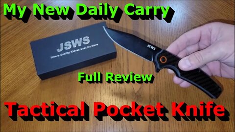 Tactical Pocket Knife - Full Review - My New Daily Carry Blade