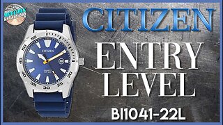 Fantastic Entry Level! | Citizen 100m Quartz Sports Watch BI1041-22L Unbox & Review