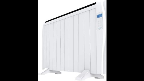 Cecotec Flachheizkörper mit Fernbedienung ReadyWarm 2500 Thermal. 1800 W, 12 Elemente aus Aluminium