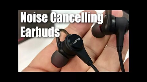 28dB Active Noise Cancelling In-Ear Wired Earbuds Headphones by DECOKA Review