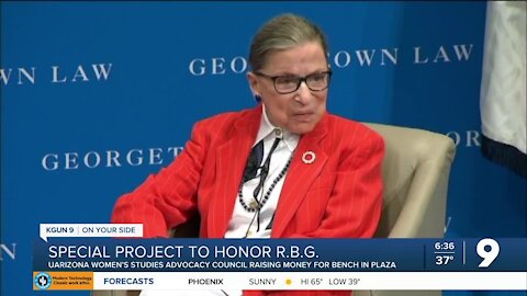 Special Project at UArizona to honor late Justice Ruth Bader Ginsburg