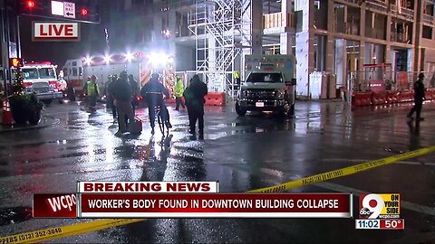 Worker's body found a day after downtown building collapse