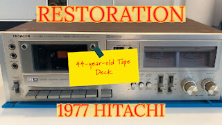 Restoring a Vintage Audio Tape Deck and How To Change The Belts | RRG Episode 9