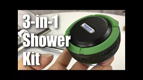 3 in 1 Shower Kit (Bluetooth Speaker, Fogless Mirror,S tainless Steel Squeegee) Review