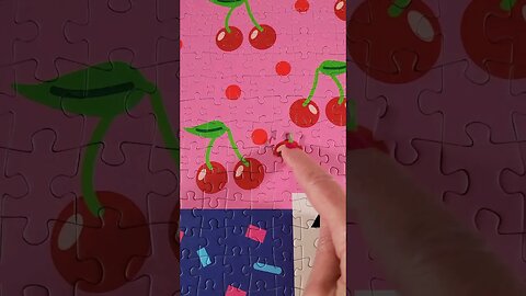 Wild Cherry by Sunshine Puzzles! #puzzle #satisfying #jigsawpuzzle #puzzletime #sunshine