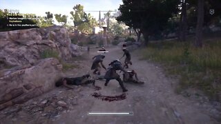 Assassin's Creed Odyssey Beat some Thugs