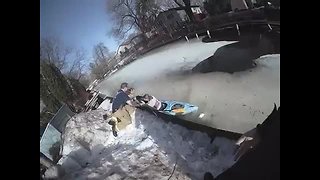 Kayaker rescues dog from freezing cold water in Monona [VIDEO]