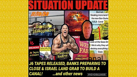 SITUATION UPDATE 11/18/23 - Israel Destroying Gaza, Israel’s New Canal Plan Through Gaza