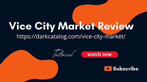 🔰Title: Vice City Market Review.