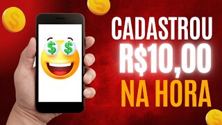 Cadastre e Ganhe R$10,00 NA HORA (NÃO É CLICKBAIT) Novo Site Para Ganhar Dinheiro no Cadastro