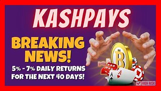 The Hottest New Platform To Earn a Massive 5% or 7% Daily 🔥 KashPays Review 🚨 Live Deposit💰 Day #0 ⏰