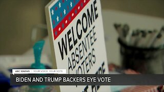 Biden, Trump backers eye vote count