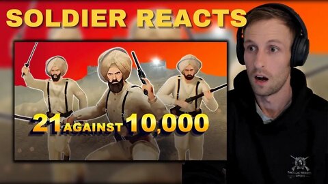 When the Valiant 21 Sikhs Battled 10,000 Men (British Soldier Reacts)