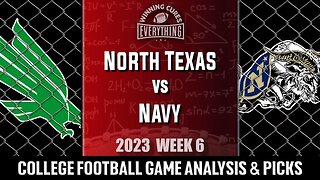 North Texas vs Navy Picks & Prediction Against the Spread 2023 College Football Analysis