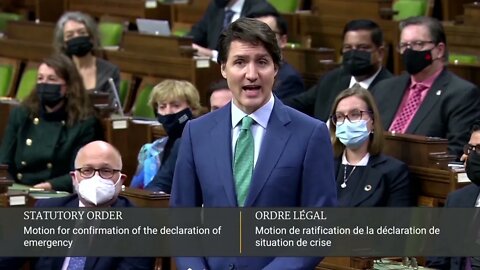 💩 TRUDEAU💩 ATTEMPTING TO JUSTIFY HIS ILLEGAL CALL FOR EMERGENCY ACT 🇨🇦 *WE ARE WINNING***