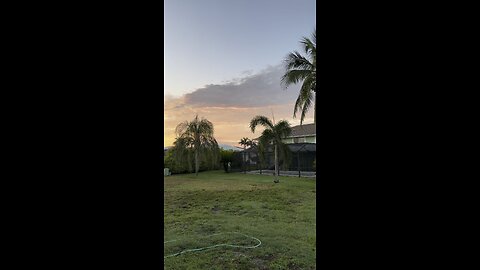 Sunrise & Storm In Paradise #FYP #MarcoIsland #Sunrise #Thunderstorm #Lightning #4K