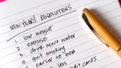 NEW YEARS RESOLUTIONS AND PREDICTIONS