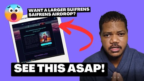 Missed $SUI Airdrop? How To Get The Largest Airdrop Allocation From Suifrens $AIFRENS? Limited Time!