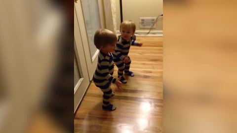 "Twin Brothers Dance To "Hot Dog" Song"