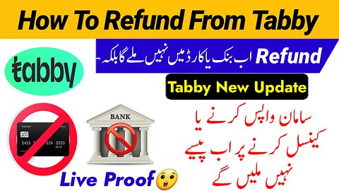 How To Refund From Tabby | Tabby installment | Tabby New Update | Tabby Refund Payment