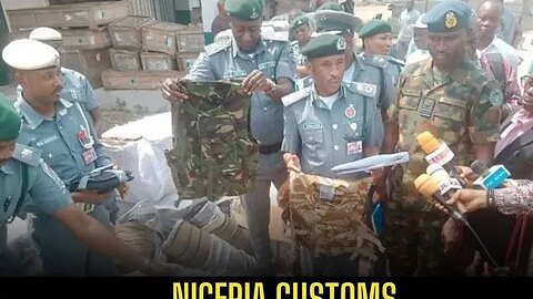 Nigeria Customs intercepts military hardware, tramadol worth ₦13 billion in Lagos.